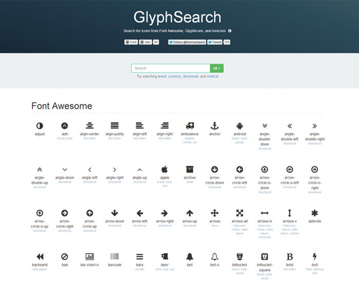 glyphsearch