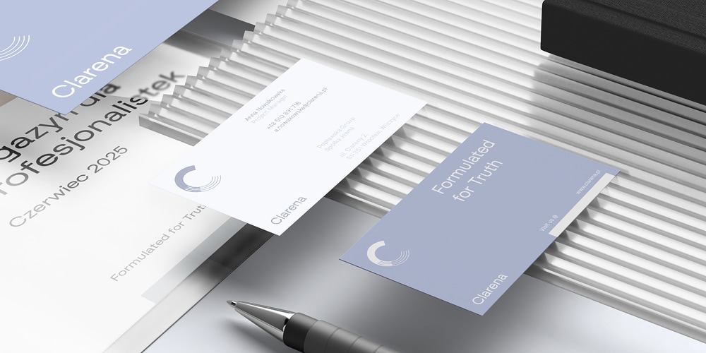 Clarena z nowym brandingiem, pozycjonowaniem i językiem marki