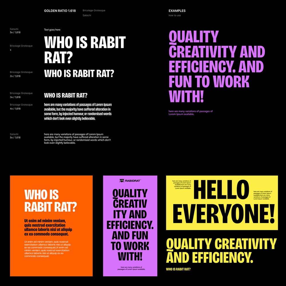 RABIDRAT / Branding&Webdesign