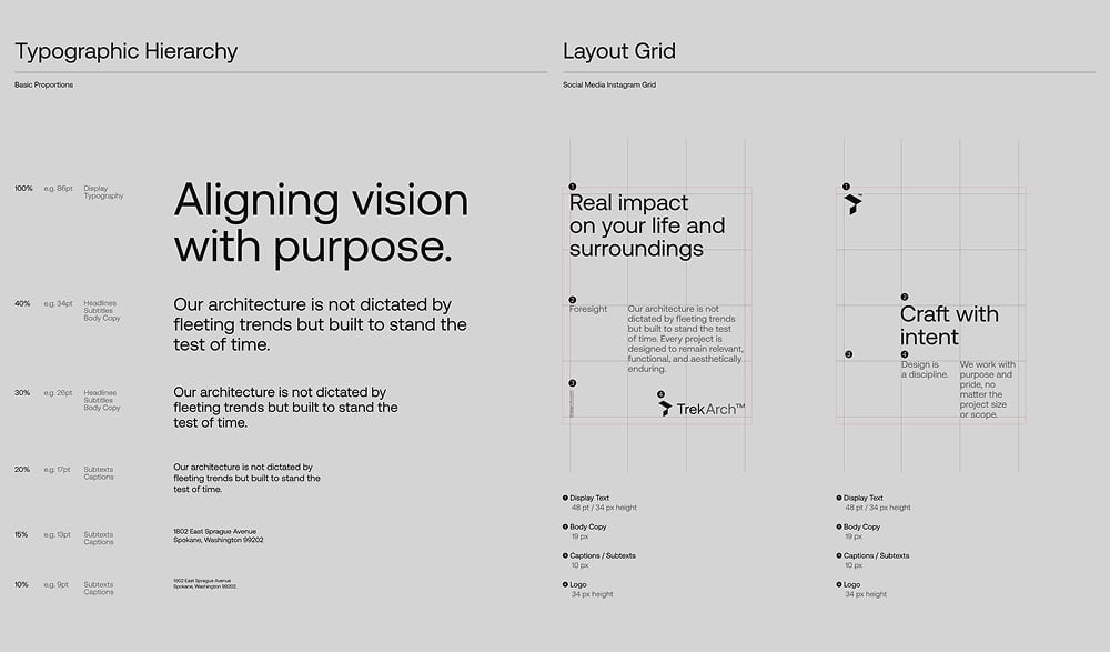 Rebranding studia Trek Architecture