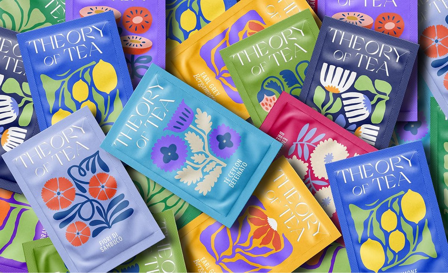 Styl cutout w praktyce - opakowania herbaty