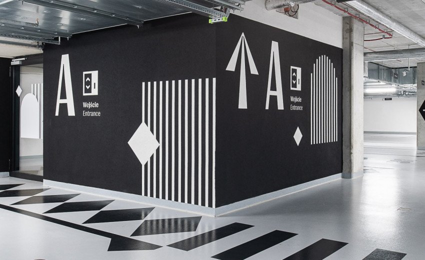 Okładka artykułu Komunikacja wizualna Lakeside w Warszawie — Projekt Blank Studio