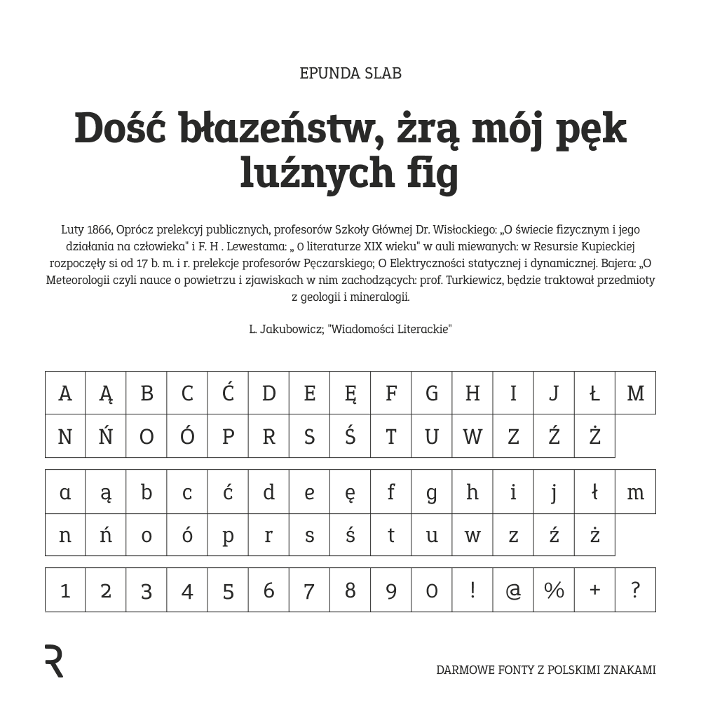 Darmowe fonty z polskimi znakami