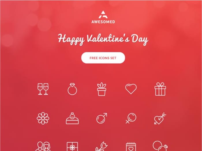 Valentine’s Day - Free Icons
