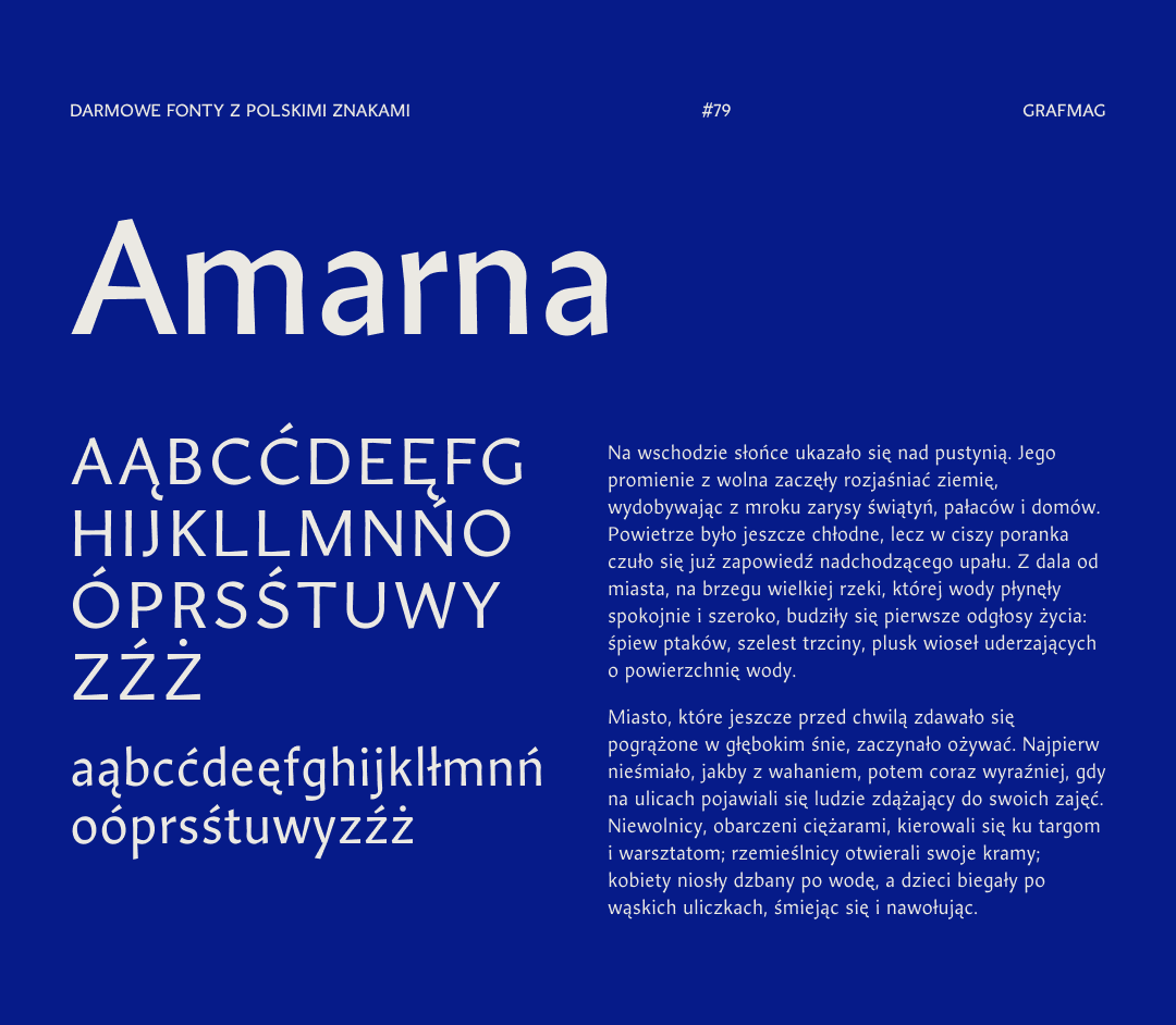 Darmowe fonty z polskimi znakami