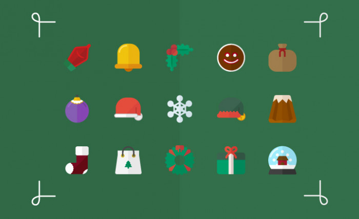 Christmas-Flat-Icons