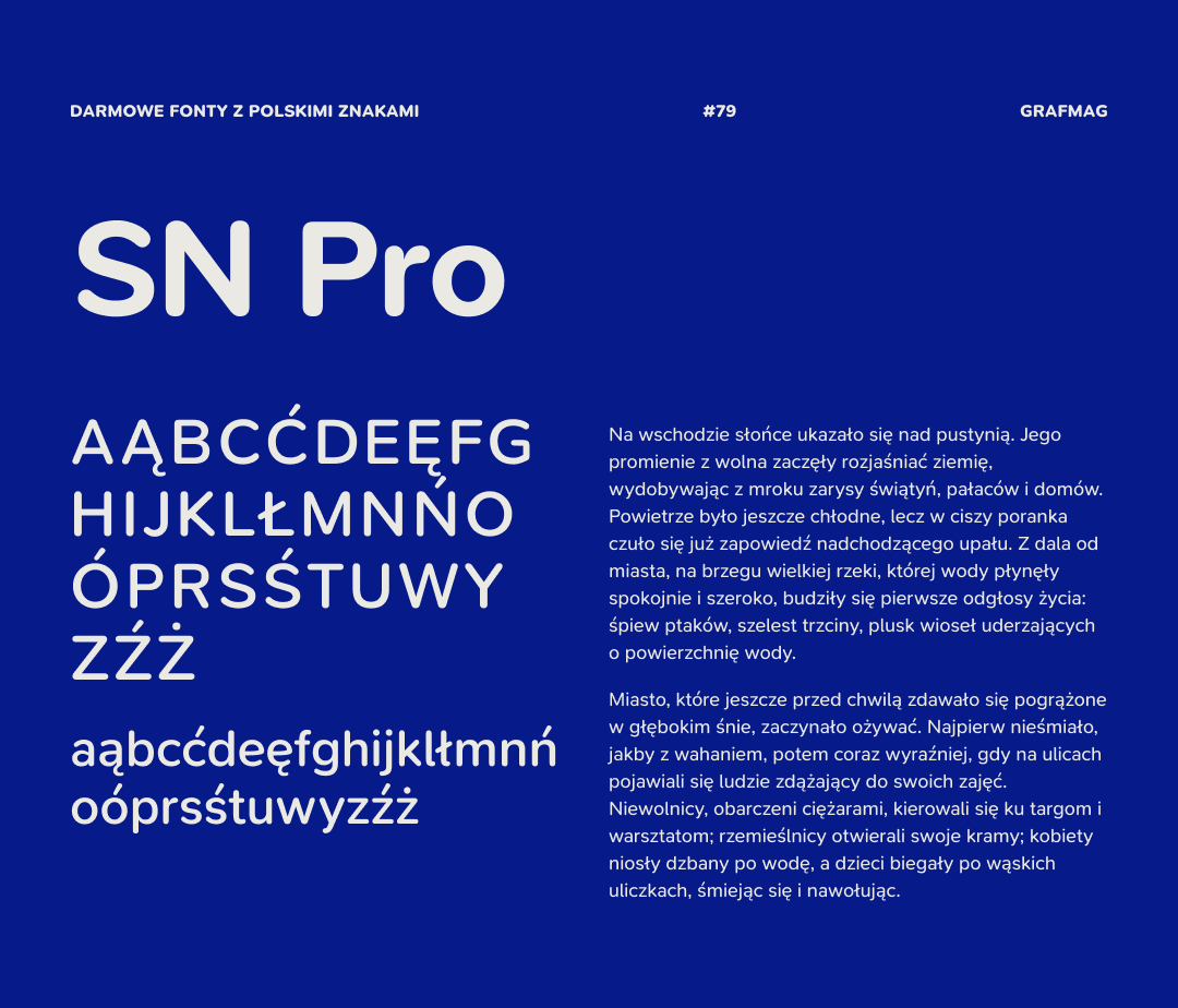 Darmowe fonty z polskimi znakami