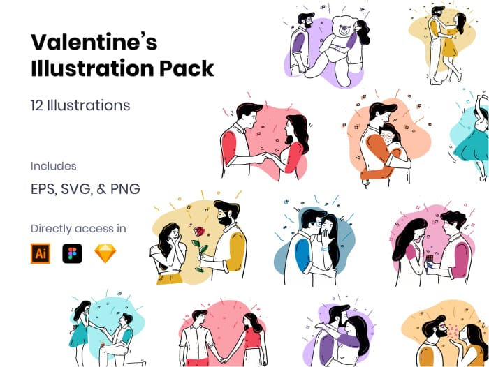 Valentine Vector Illustrations