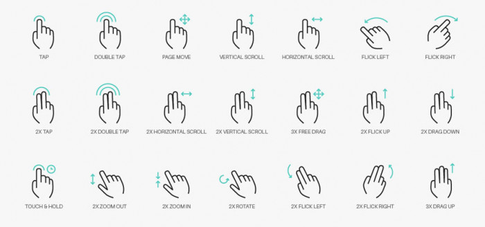 Gesture-Icons