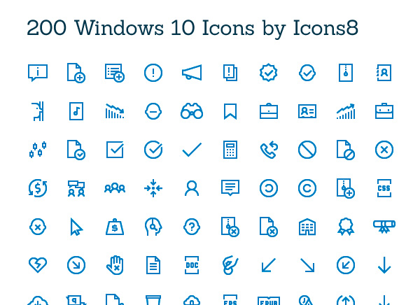 200-Windows-10-Icons