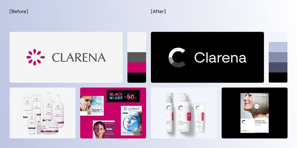 Clarena z nowym brandingiem, pozycjonowaniem i językiem marki