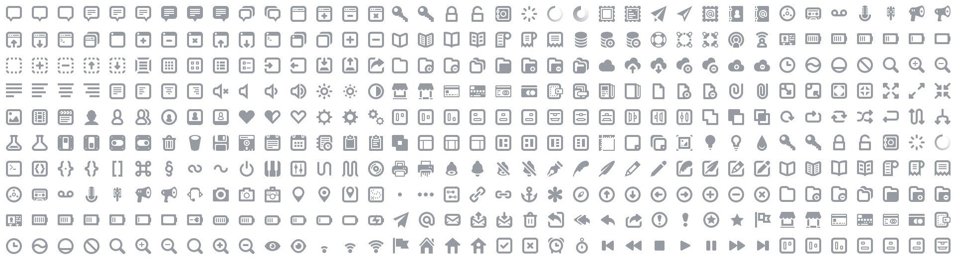 Okładka artykułu Darmowe, minimalistyczne ikony — Dostępne w postaci fontów