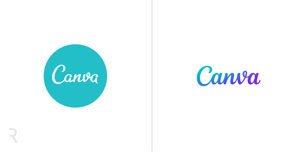 Nowe logo, rebranding Canva