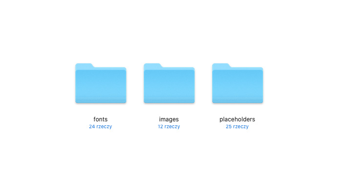 Struktura folderów