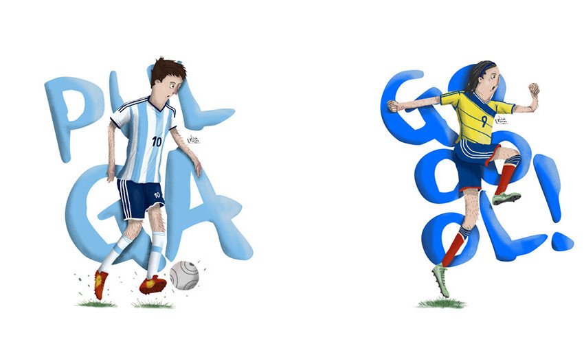 Okładka artykułu Mistrzostwa Świata… w grafice — Czyli projekty inspirowane piłką nożną