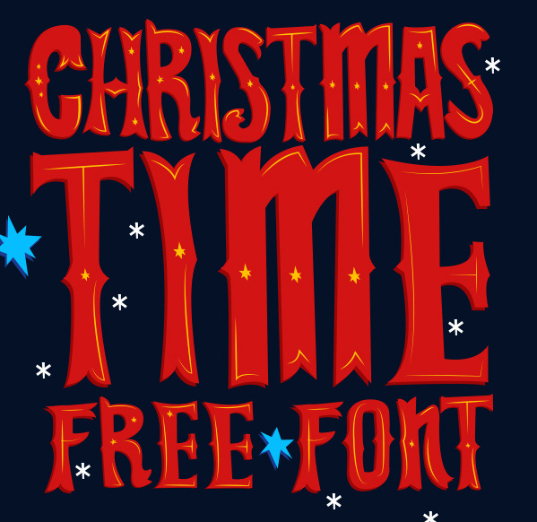 Christmas-Time-FREE-Font