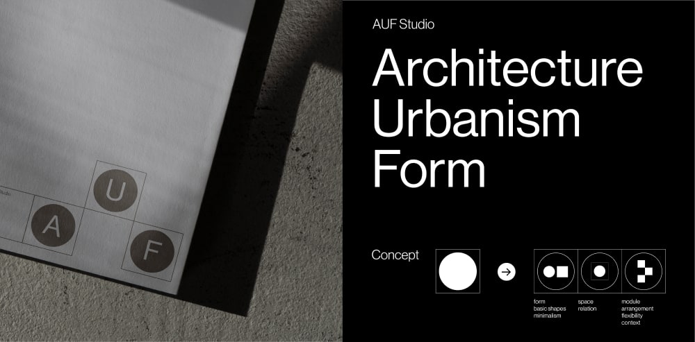 Branding studia AUF od Markiewicz Studio