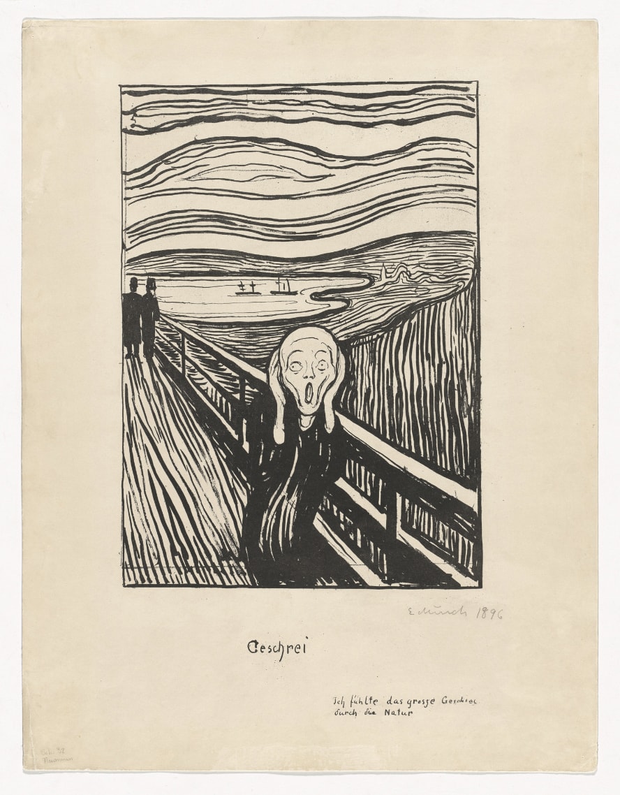 Edvard Munch, Krzyk, 1895