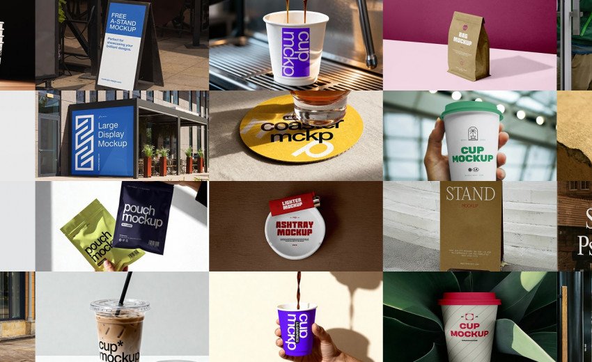 Okładka artykułu Darmowe mockupy do portfolio &mdash; Identyfikacja wizualna dla kawiarni