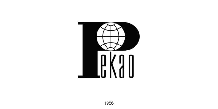 Ewolucja logo PEKAO