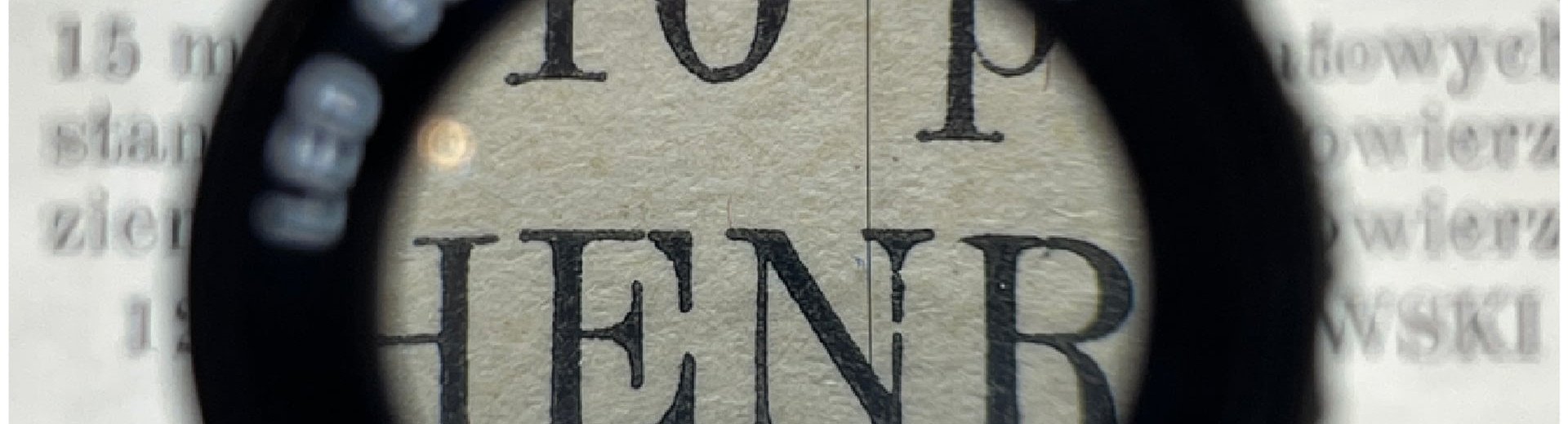 Okładka artykułu Historyczna typografia pod lupą &mdash; O projekcie i procesie projektowania kroju Hrabina