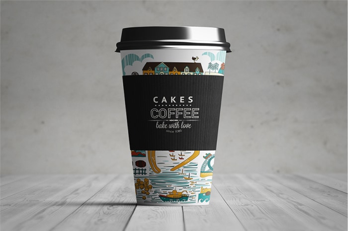 Paper Coffee Cup Mockup