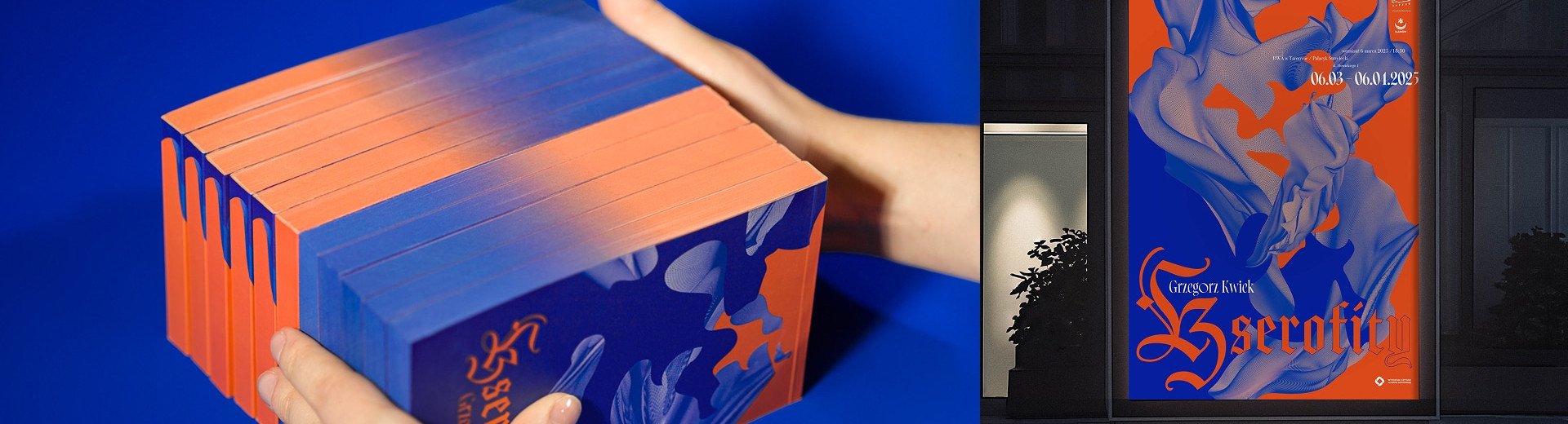 Okładka artykułu Identyfikacja wystawy “Kserofity” Grzegorza Kwieka w BWA w Tarnowie — Projekt autorstwa Joanny Tyborowskiej