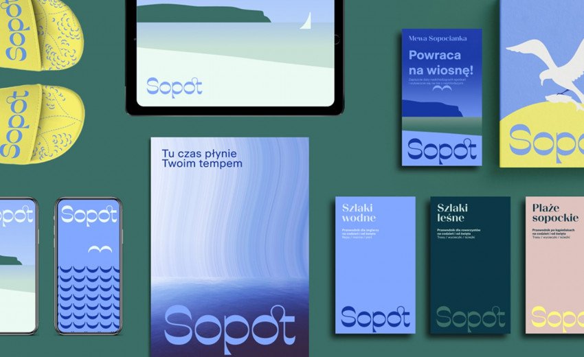 Okładka artykułu Tu natura łączy się z kulturą, a historia z awangardową sztuką &mdash; Identyfikacja wizualna Sopotu od Podpunkt