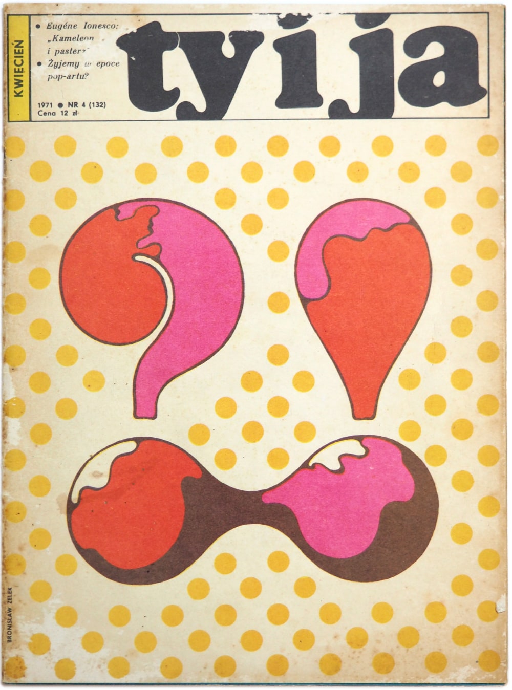 Projekt okładki magazynu “Ty i ja”, 1971, archiwum Zelka