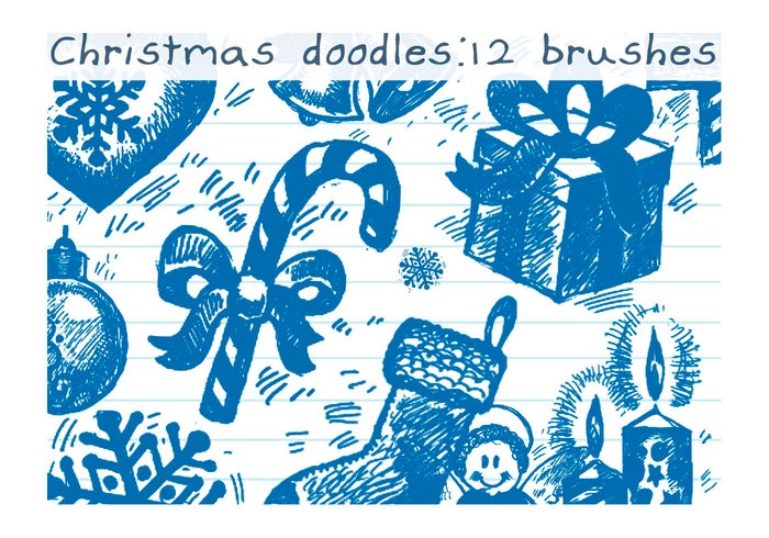 Christmas-Brush-Doodles