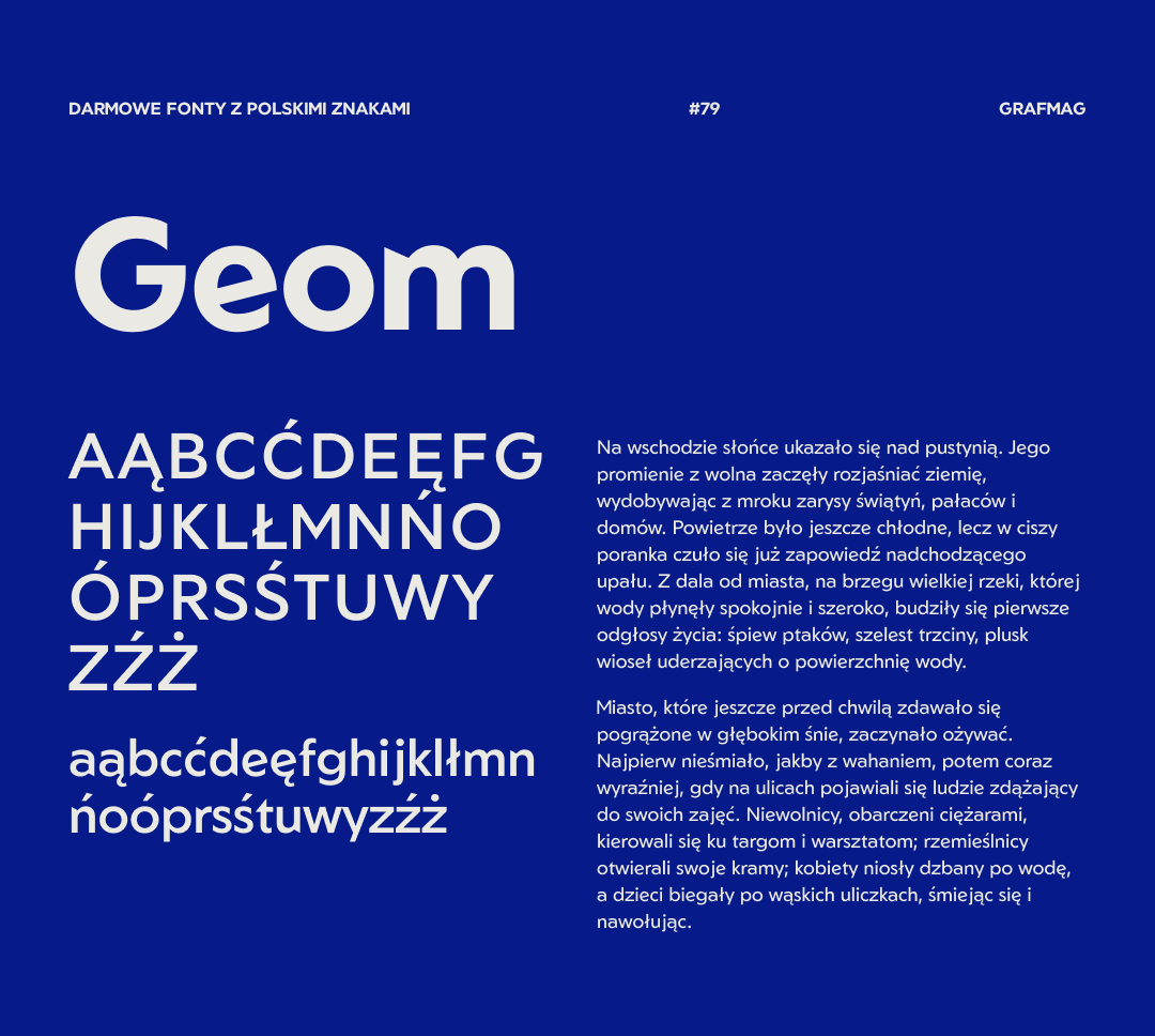 Darmowe fonty z polskimi znakami