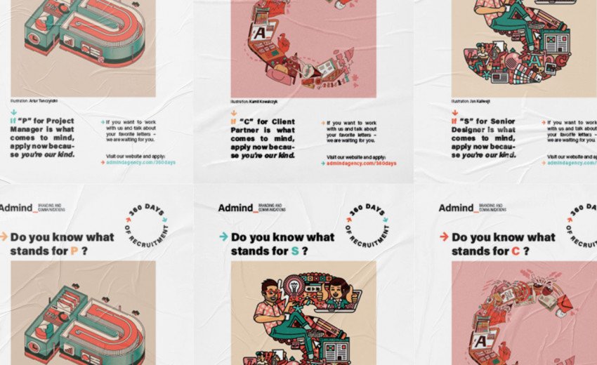 Okładka artykułu 360 dni w pogoni za designerami — Kampania rekrutacyjna Admind