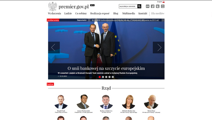 Strona główna www.kprm.gov.pl