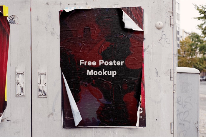 Free Wear-Out Poster Mockup