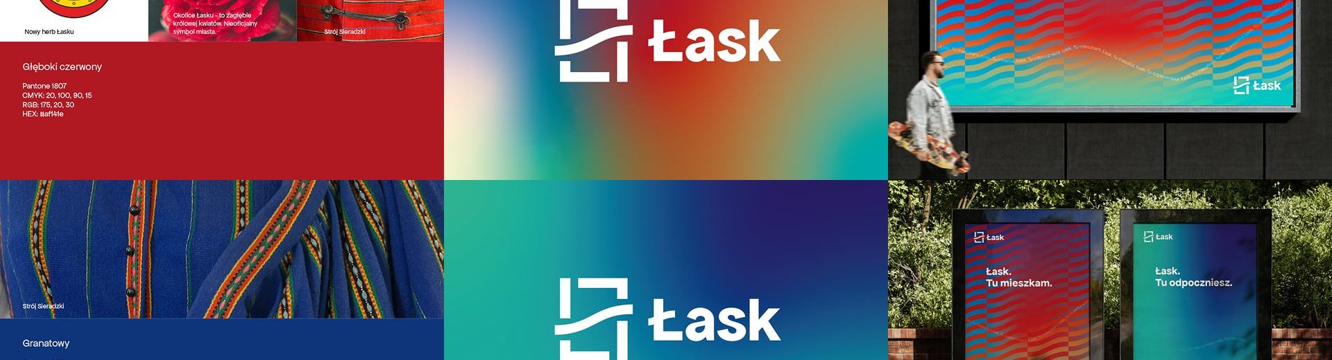 Okładka artykułu Łask z nową identyfikacją wizualną. „To więcej niż logo” — Projekt PROSZKI studio