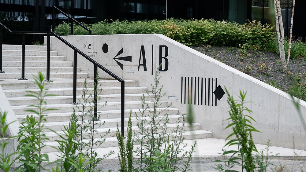 Komunikacja wizualna Lakeside w Warszawie