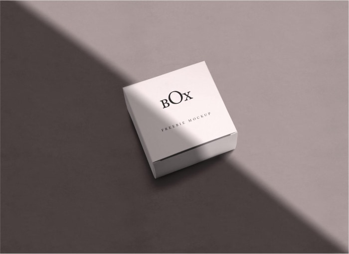 Square Box Mockups