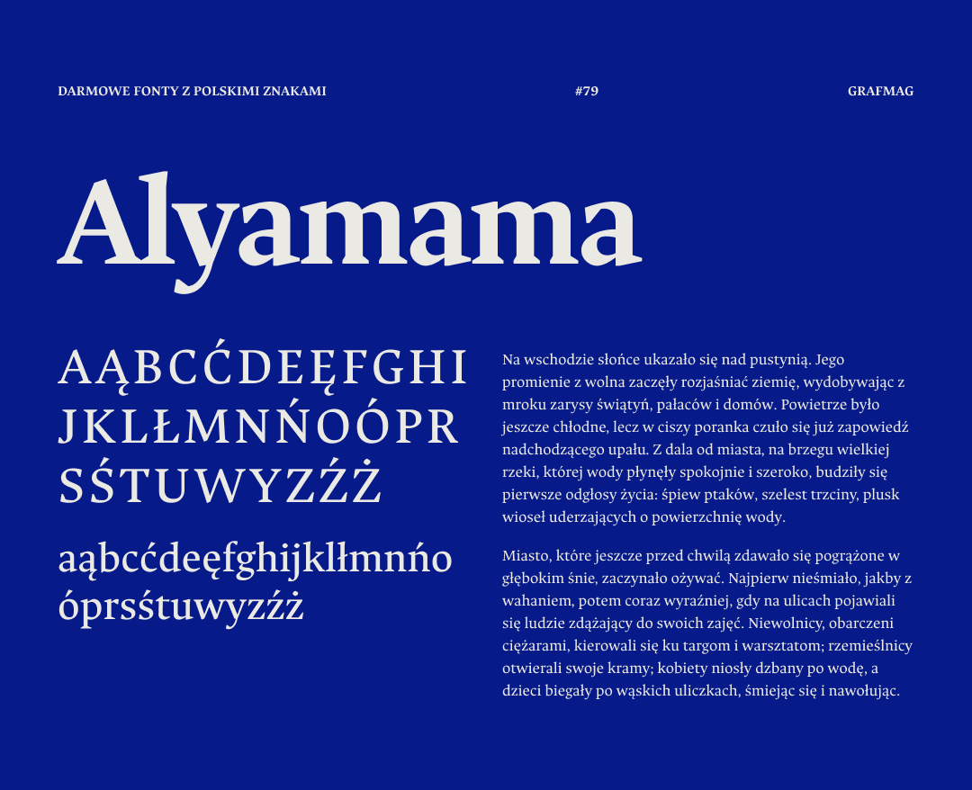 Darmowe fonty z polskimi znakami