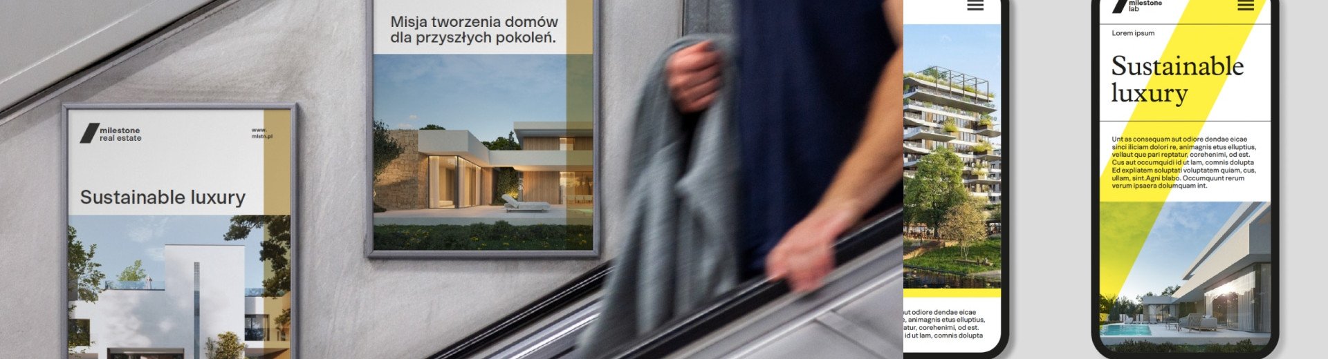 Okładka artykułu Milestone Group z nową identyfikacją wizualną — Rebranding autorstwa studia Type2