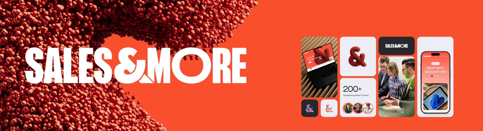 Okładka artykułu Więcej niż sprzedaż — Rebranding Sales&More od Wise People i Moth Studio