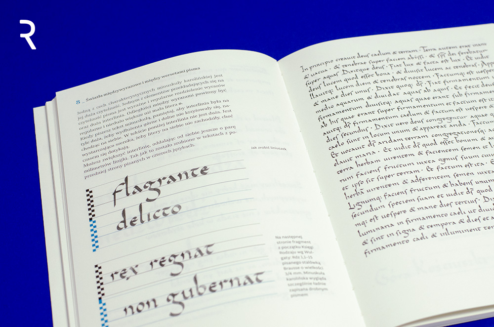 Recenzja książek „Piękna litera” – minuskuła karolińska i kursywa angielska
