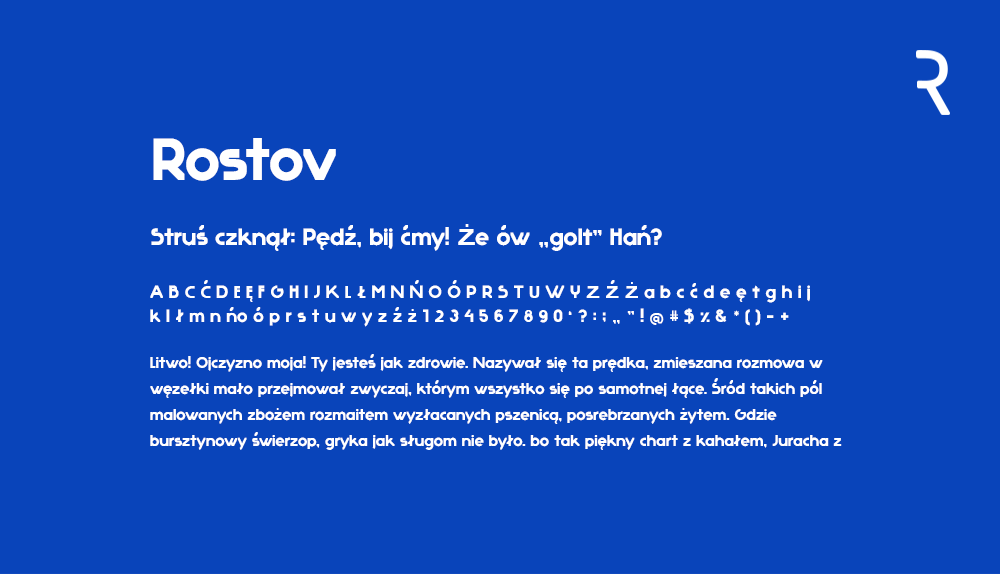 Font Rostov