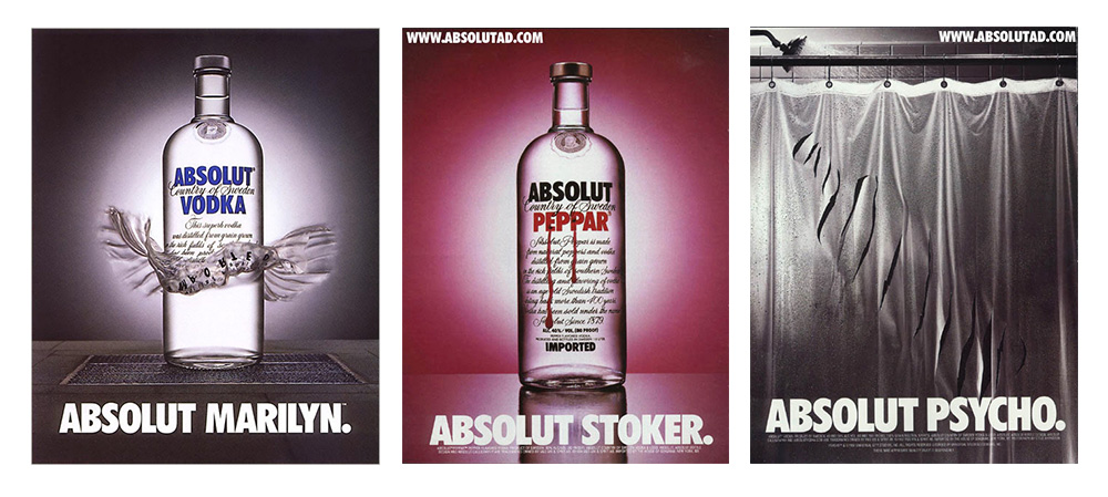 Historia kampanii reklamowej wódki Absolut