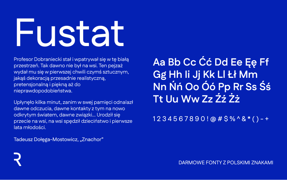 Darmowe czcionki z polskimi znakami