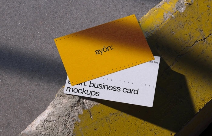 Stylish Business Card Mockup